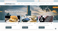 Desktop Screenshot of nachrangdarlehen.net